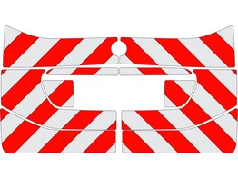 Rood/Wit RA2 10cm Mercedes T-Klasse - achterklep