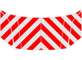 Red/White RA2 10cm MAN TGE/Volkswagen Crafter 2018- Hood