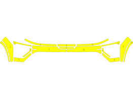 Arisco Frontsto stange Dacia Spring 2022- Avery T11513 Prismatic Gelb FPS