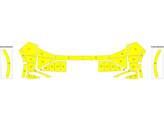 Arisco Pare-chocs arriere VW ID 3 - Avery Prismatic T11513 Jaune