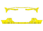 Arisco Pare-chocs VW Passat Break Alltrack 2014- Jaune  FPS   RPS 