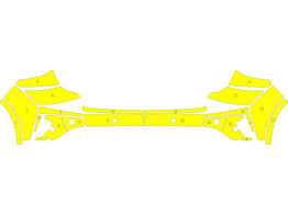 Arisco Achterbumper Ford Puma 2022- Avery Prismatic T11513 Geel   flitsers ZP Braine l Alleud