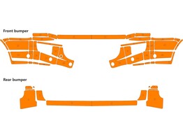 Arisco Bumpers VW Crafter 2006-2016 Avery Prismatic Orange