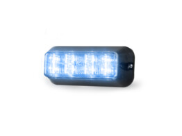 LEDX Gelb - Einzelkalenderlampe im schwarzen Rahmen - 24VDC