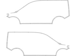 Kontur Volkswagen Caddy 2021 L1H1 - ECE104 Wei 