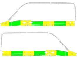 Striping Mercedes Sprinter 2012 L2H2 - Half Battenburg RKV Mol 1-HAP-221