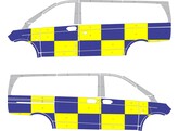 Striping Mercedes Vito 2016- L2H1 Battenburg NIV3