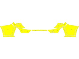 Arisco Achterbumper BMW 330i Touring T11513 Fluorescent Yellow RPS