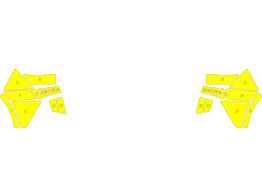 Arisco Achterbumper Ford Kuga - Avery T11513 Yellow