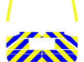 Chevronpatroon Koffer Volkswagen Multivan T7 Politie klasse 3 geel/blauw