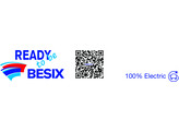 Full color logo  vinyl    laminaat - QR-code Infra  100  electric 