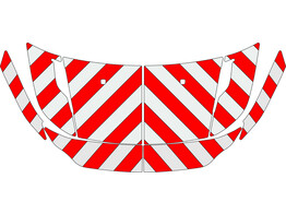 Red/White RA2 10cm Iveco Daily Kastopbouw - Hood